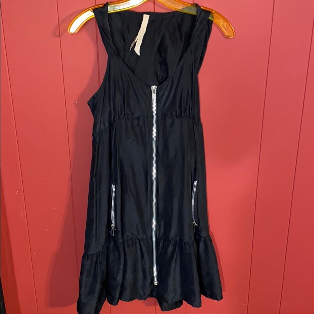 Bailey 44 Black Zip up hooded dress